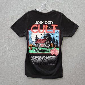 Chris D'elia Join Our Cult And Share Ideas Tour Men T-Shirt Small Black Crew Tee